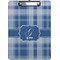 Plaid Clipboard (Letter Size) (Personalized)