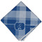 Plaid Cloth Dinner Napkin - Single w/ Name and Initial