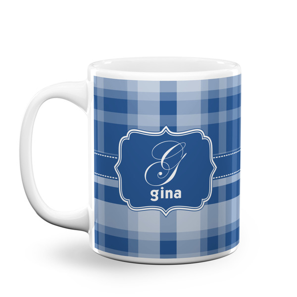 Custom Plaid Coffee Mug (Personalized)