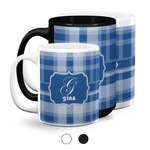 Plaid Coffee Mugs (Personalized)