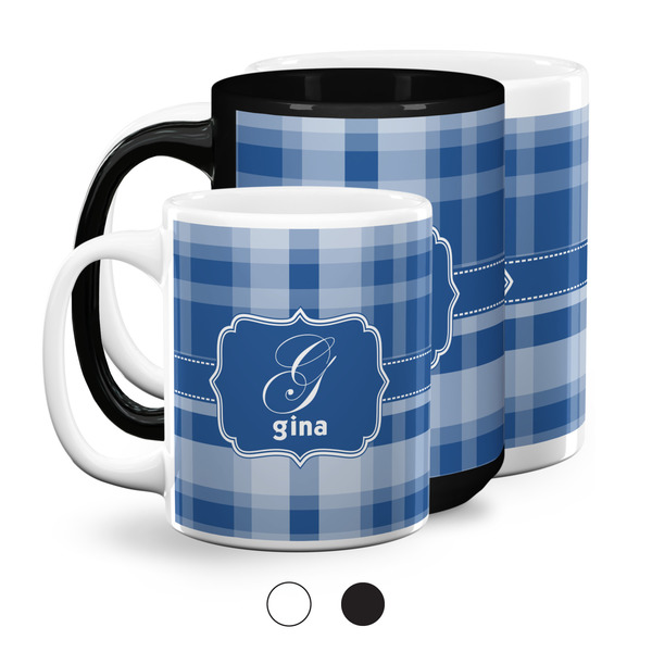 Plaid Coffee Mugs Main