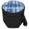 Plaid Collapsible Personalized Cooler & Seat (Closed)