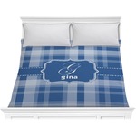 Plaid Comforter - King (Personalized)