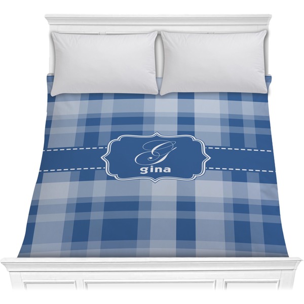 Custom Plaid Comforter - Full / Queen (Personalized)