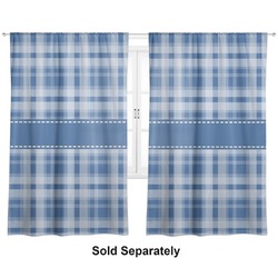 Plaid Curtain Panel - Custom Size