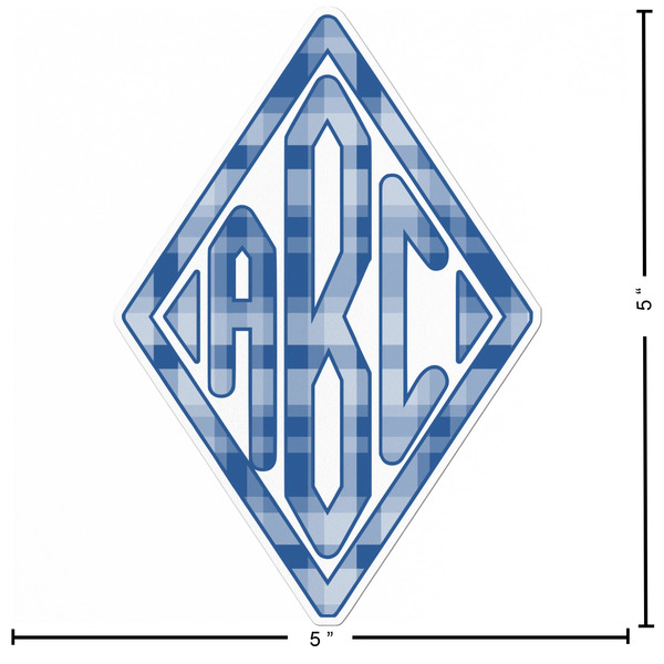 Plaid Custom Shape Iron On Patches - L - APPROVAL