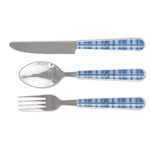 Plaid Cutlery Set (Personalized)