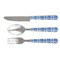 Plaid Cutlery Set - FRONT