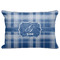 Plaid Decorative Baby Pillowcase - 16"x12" w/ Name and Initial