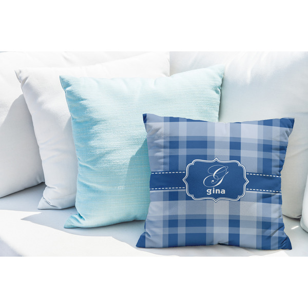 Plaid Decorative Pillow Case - LIFESTYLE 2