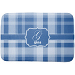 Plaid Dish Drying Mat w/ Name and Initial