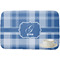 Plaid Dish Drying Mat - with cup