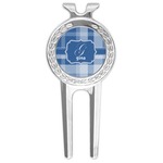 Plaid Golf Divot Tool & Ball Marker (Personalized)