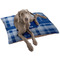 Plaid Dog Bed - Large LIFESTYLE