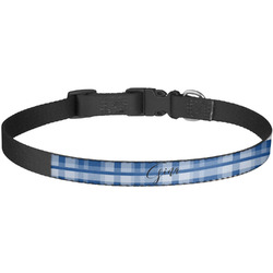 Plaid Dog Collar - Large (Personalized)