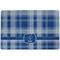 Plaid Dog Food Mat - Small without bowls