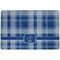 Plaid Dog Food Mat w/ Name and Initial