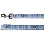 Plaid Deluxe Dog Leash (Personalized)