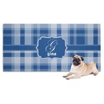 Plaid Dog Towel (Personalized)