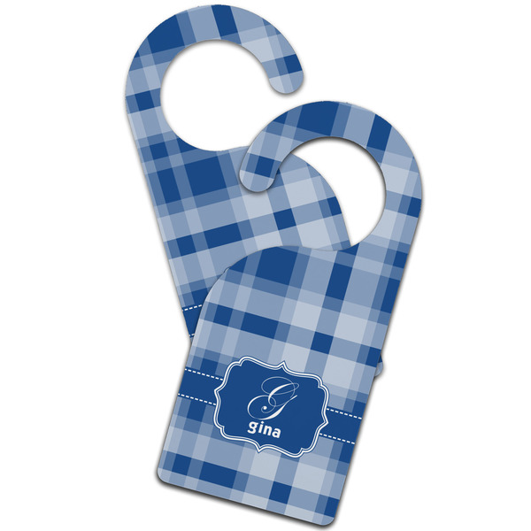 Plaid Door Hanger - MAIN