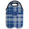 Plaid Double Wine Tote - Flat (new)