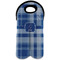 Plaid Double Wine Tote - Front (new)