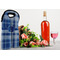 Plaid Double Wine Tote - LIFESTYLE (new)