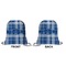 Plaid Drawstring Backpack Front & Back Small