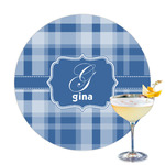 Plaid Printed Drink Topper (Personalized)