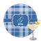 Plaid Drink Topper - Large - Single with Drink