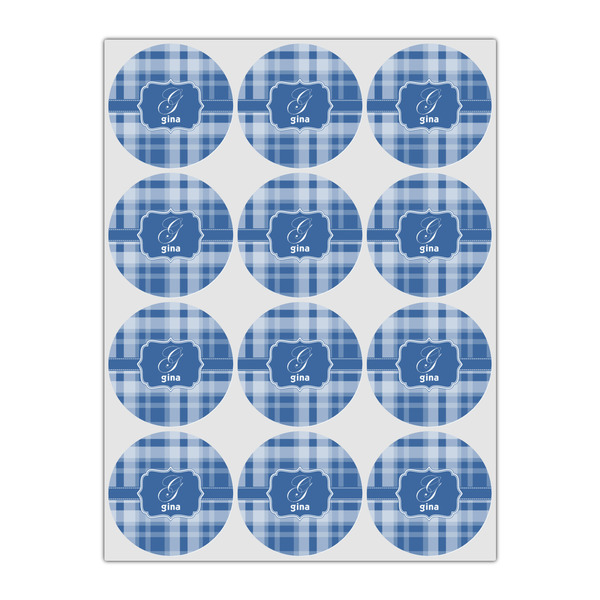 Plaid Drink Topper - Small - Set of 12