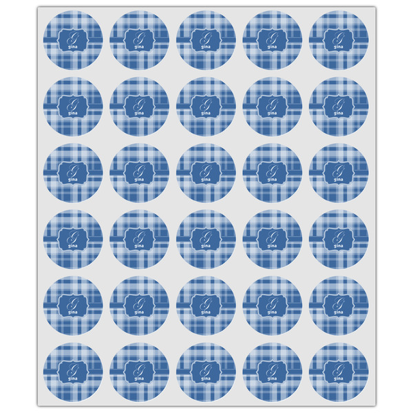 Plaid Drink Topper - XSmall - Set of 30