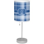 Plaid Lamp with Drum Shade (Personalized)