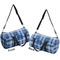 Plaid Duffle bag large front and back sides