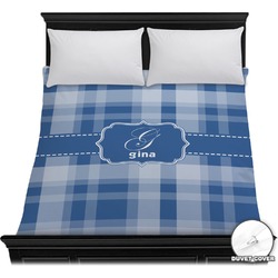 Plaid Duvet Cover - Full / Queen (Personalized)