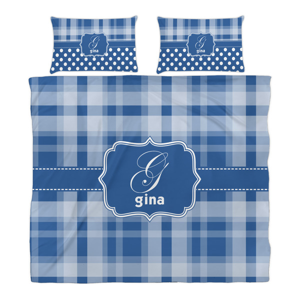 Plaid Duvet Cover Set - King - Alt Approval