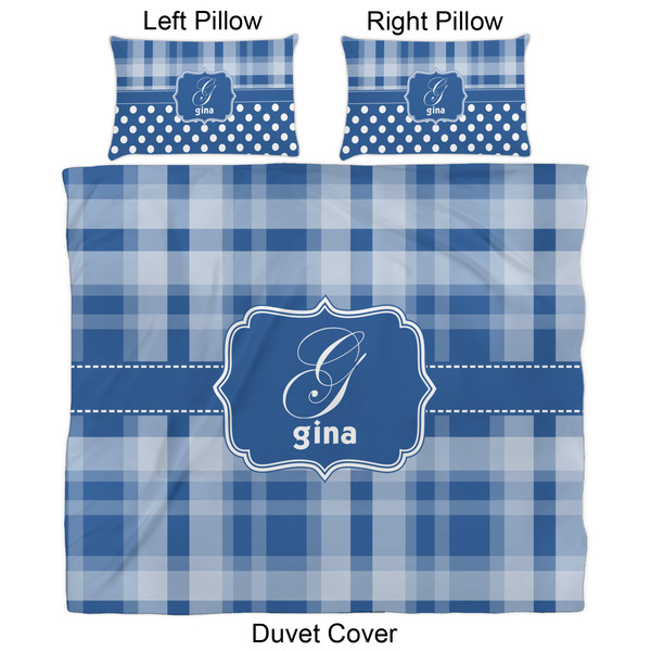 Plaid Duvet Cover Set - King - Approval