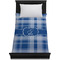 Plaid Duvet Cover - Twin - On Bed - No Prop
