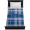 Plaid Duvet Cover - Twin XL - On Bed - No Prop