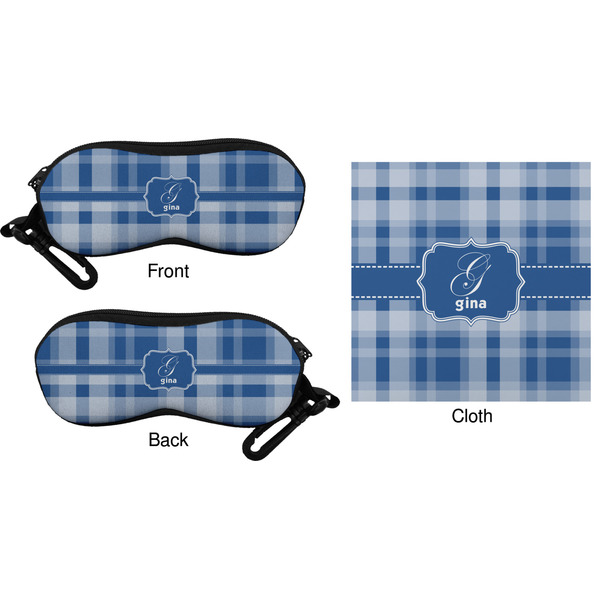 Plaid Eyeglass Case & Cloth (Approval)