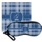Plaid Personalized Eyeglass Case & Cloth
