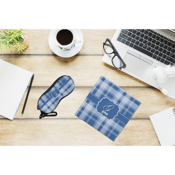 Plaid Eyeglass Case and Cloth Set - LIFESTYLE