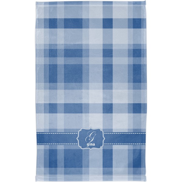 Plaid Finger Tip Towel - Full View