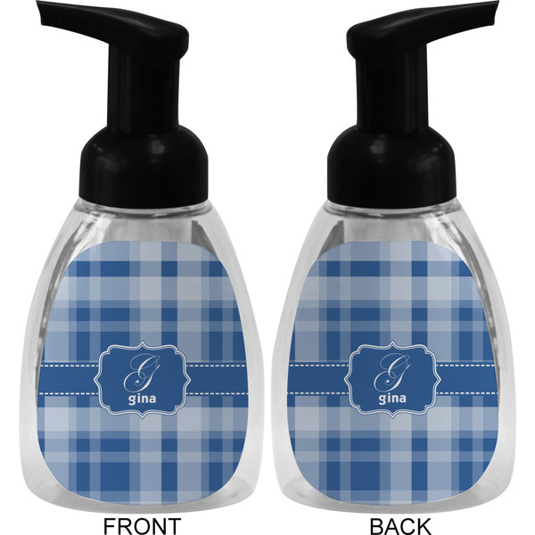 Plaid Foam Soap Bottle (Front & Back)