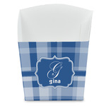 Plaid French Fry Favor Boxes (Personalized)