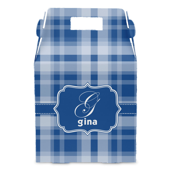 Plaid Gable Favor Box - Front