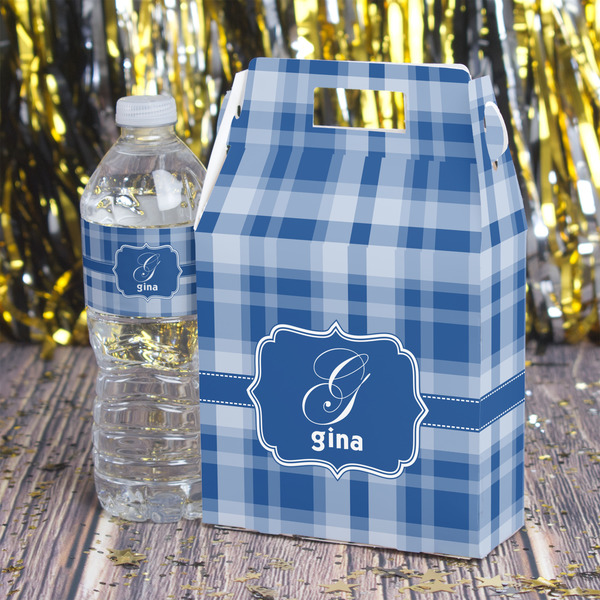 Plaid Gable Favor Box - In Context