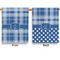 Plaid Garden Flags - Large - Double Sided - APPROVAL