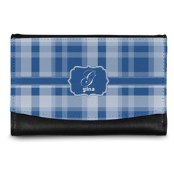 Plaid Genuine Leather Women's Wallet - Small (Personalized)