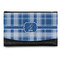 Plaid Genuine Leather Womens Wallet - Front/Main